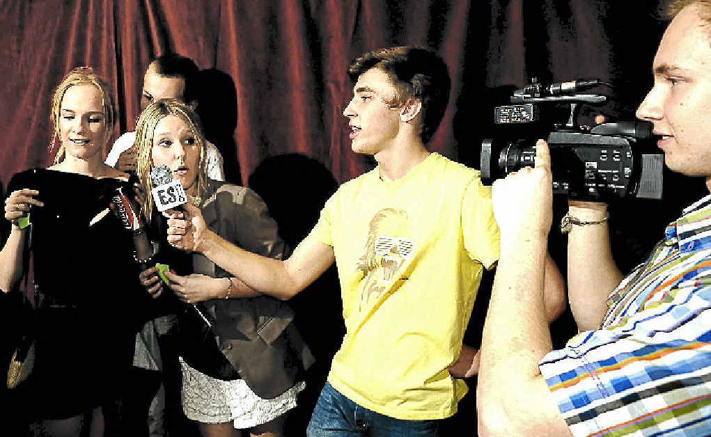 RED CARPET: Hillcrest film and television students playing it up on the red carpet at the school’s annual event, Capture. RED CARPET: Hillcrest film and television students playing it up on the red carpet at the school’s annual event, Capture.